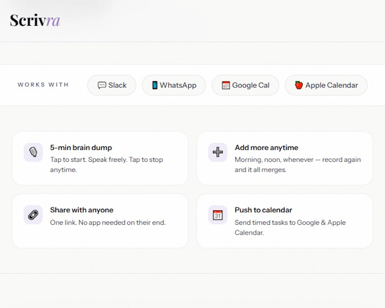 Scrivra – Voice to tasks instantly screenshot 7