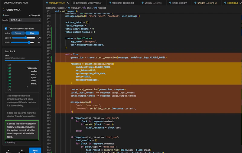 CodeWalk AI screenshot 1