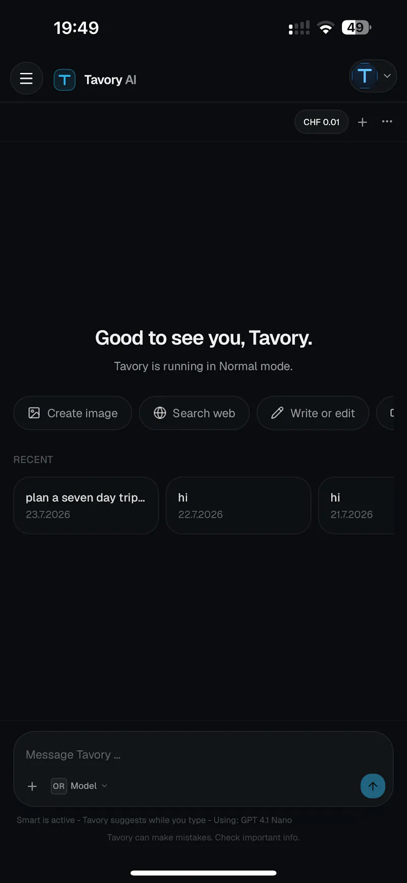 Tavory screenshot 3