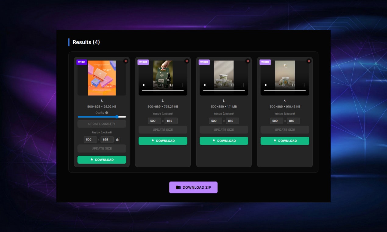 Image Optimiser by Hafiz - Screenshot 3 showing product features and functionality
