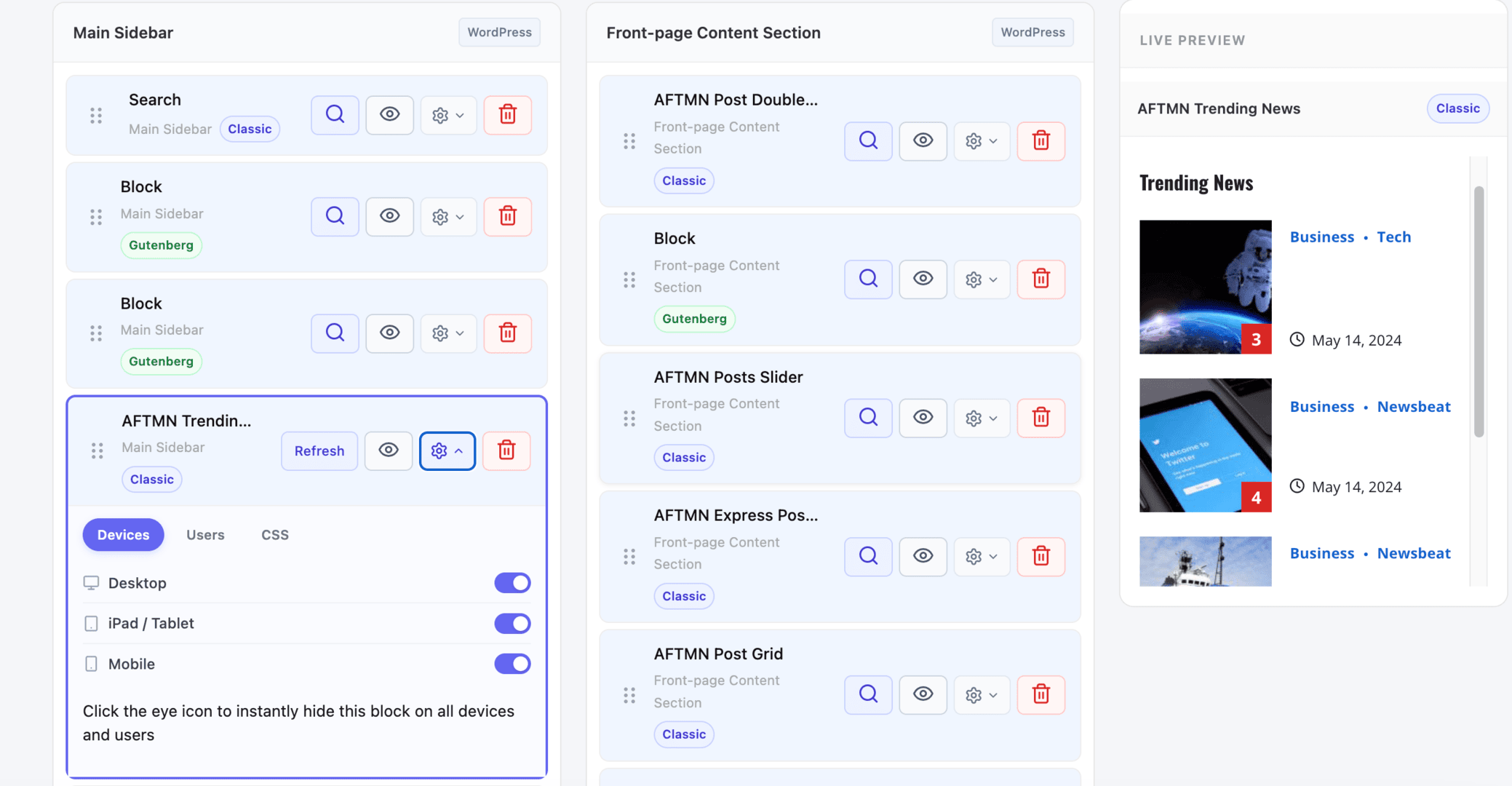 Wise Widget Manager gallery image
