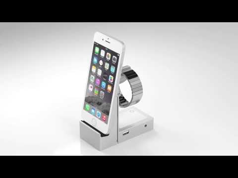 Basecamp Apple Watch Charger with Nightlight and iPhone/iPad ports