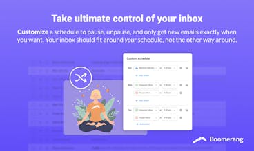 Inmersión en el trabajo profundo con Inbox Pause: optimiza tu tiempo y reduce las distracciones.