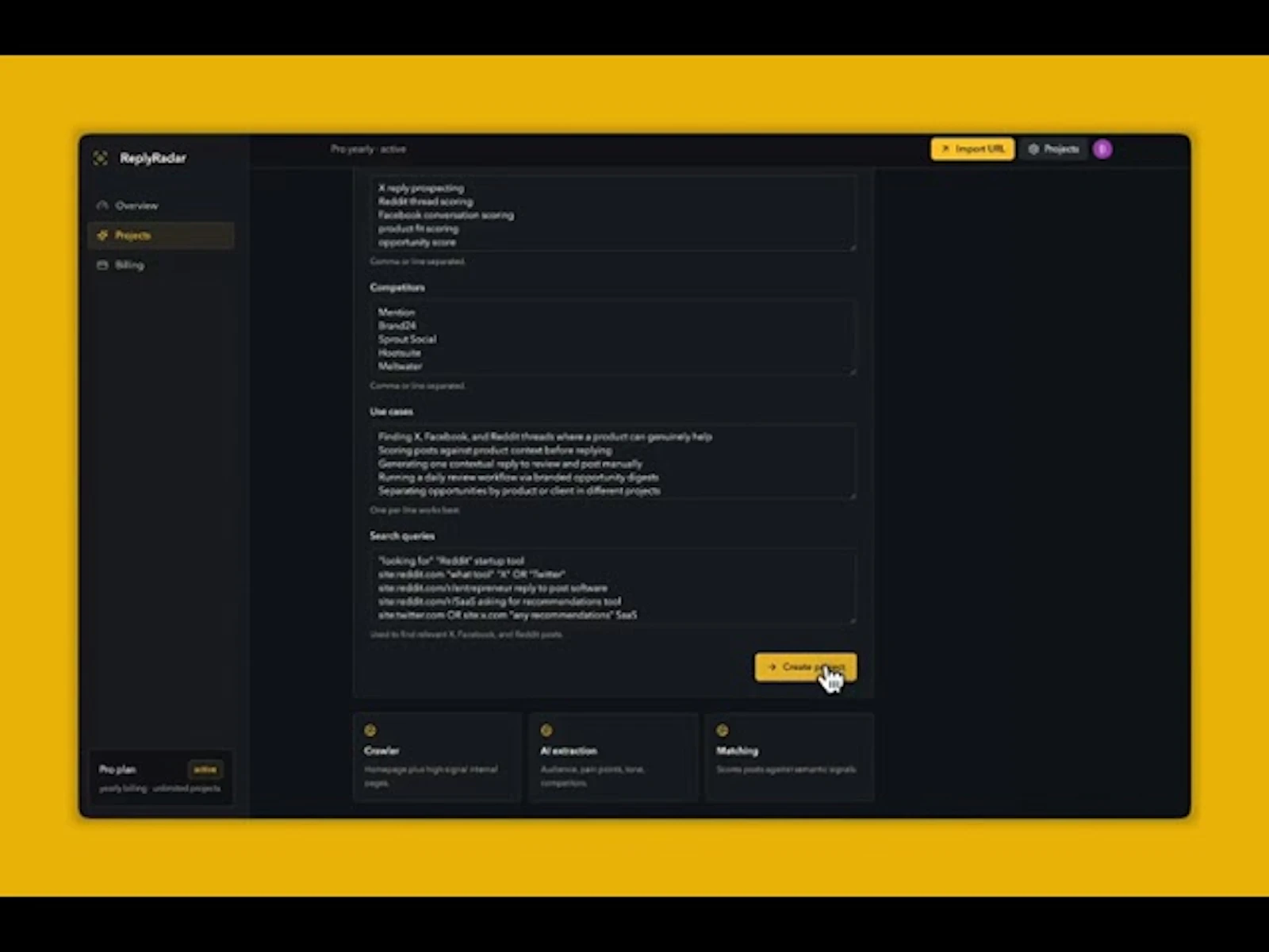 ReplyRadar screenshot 1 (video preview)