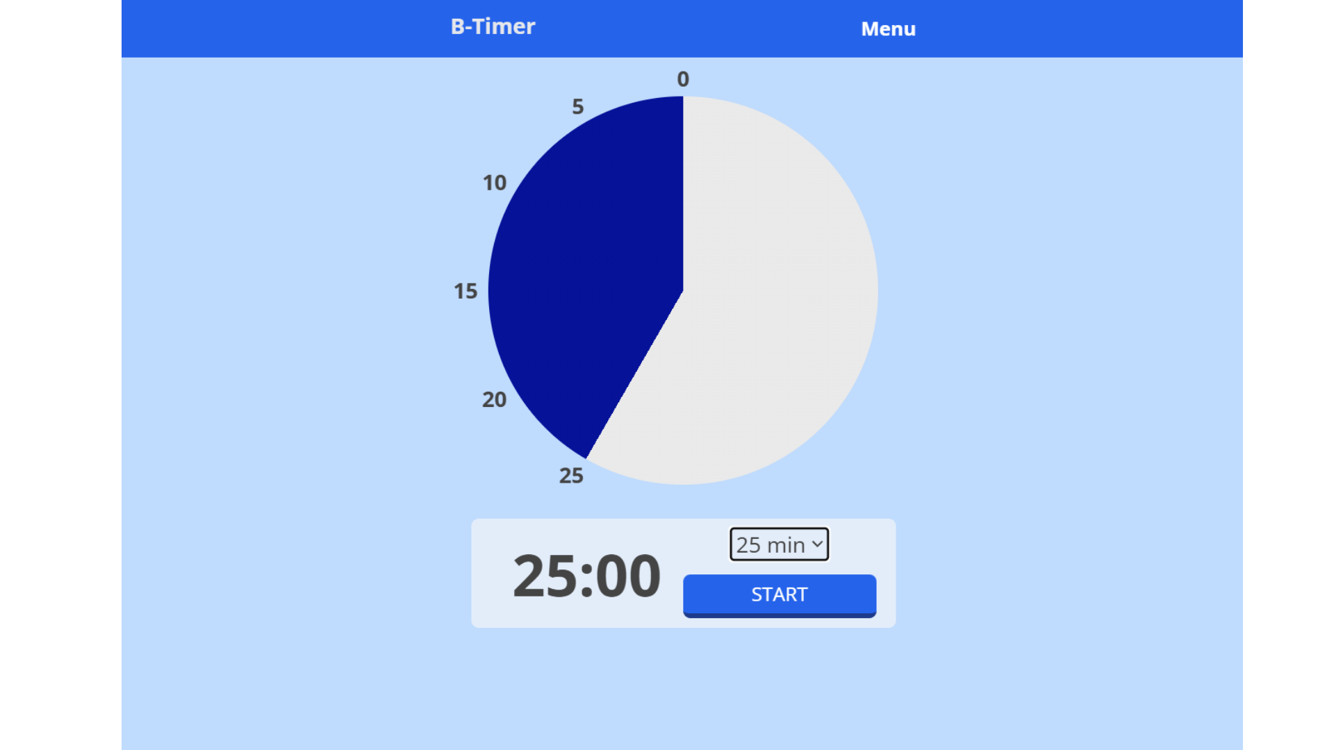Media B-Timer - Pemasa yang kelihatan 1