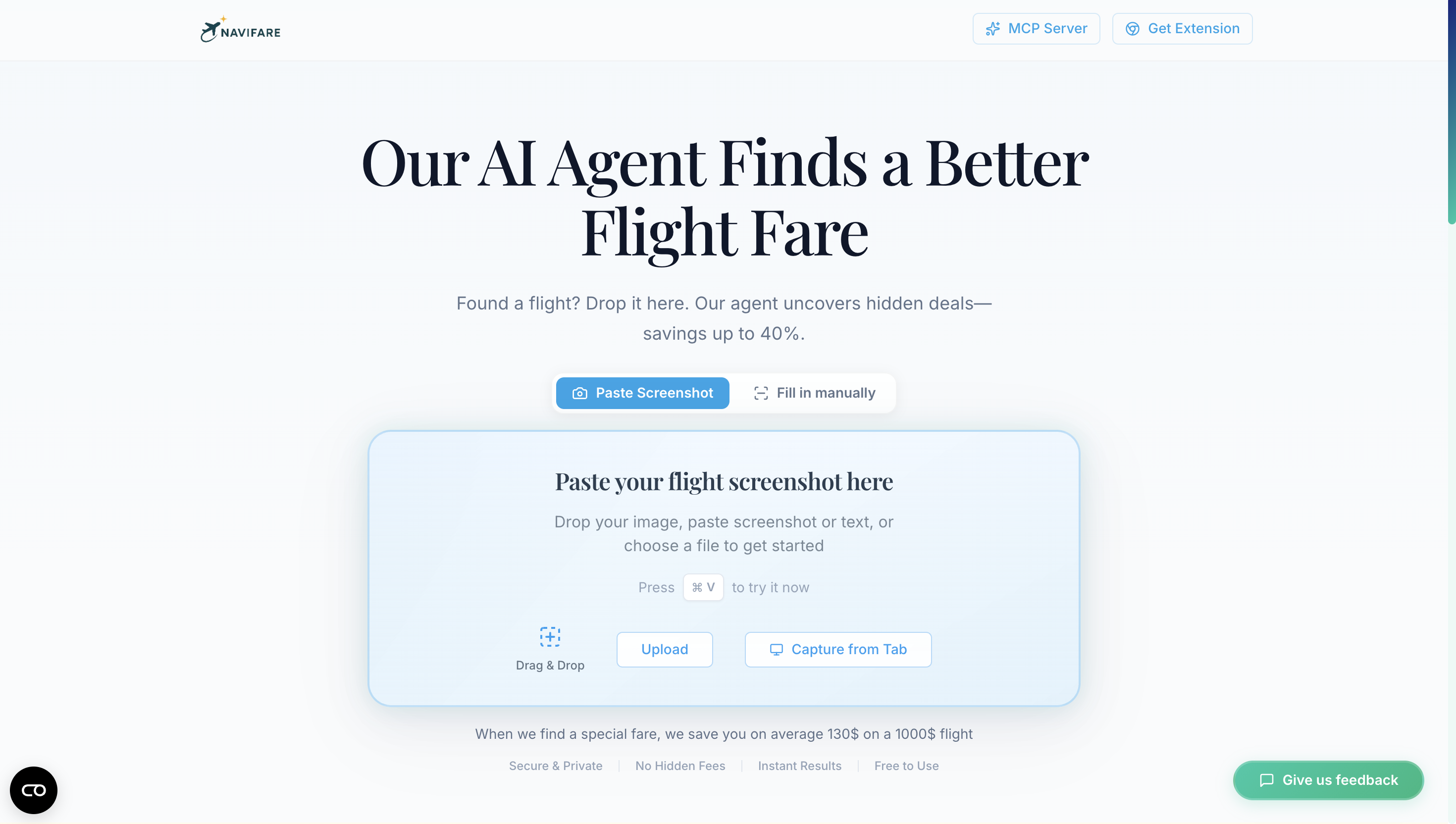 Navifare - Screenshot 2 showing product features and functionality