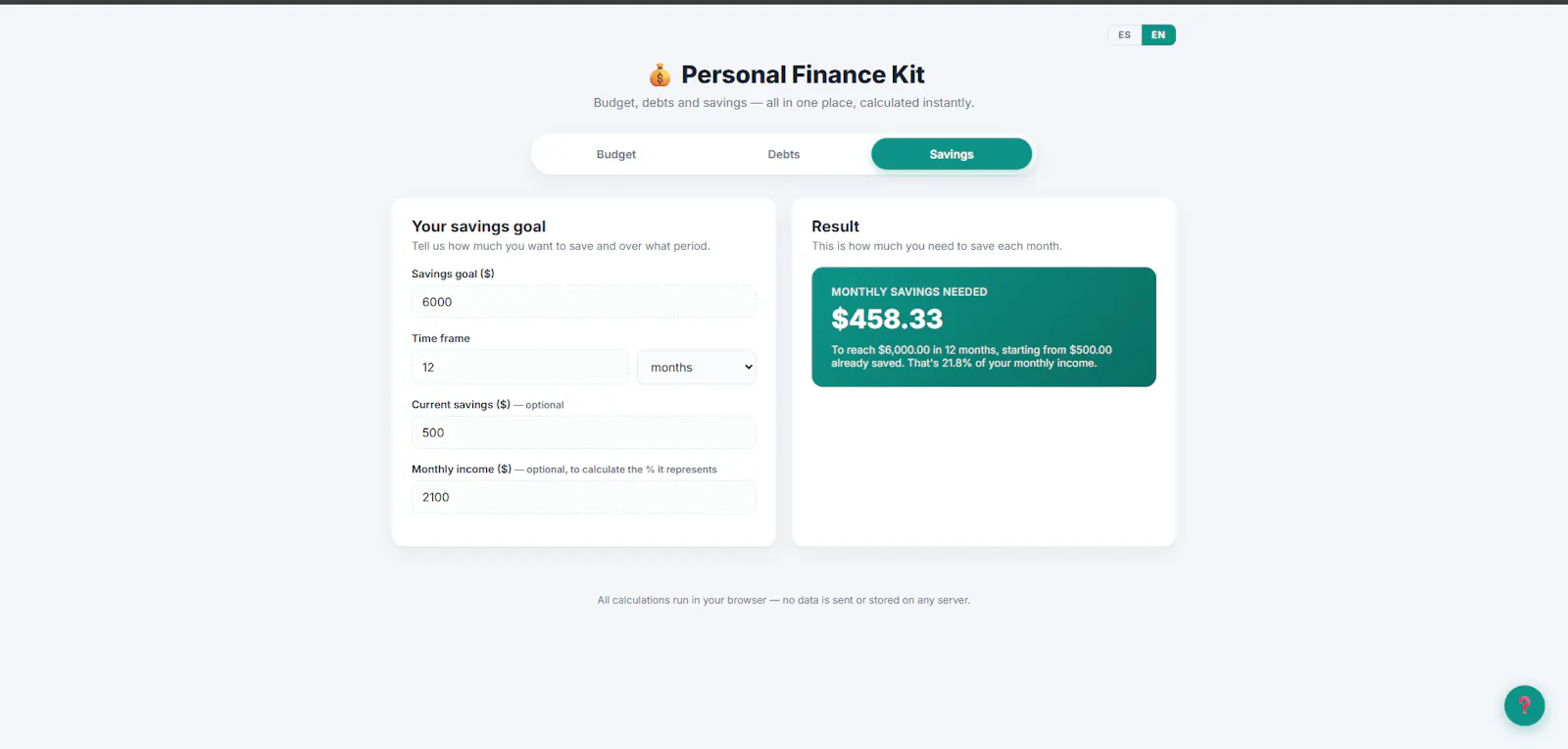 Personal Finance Kit screenshot 4