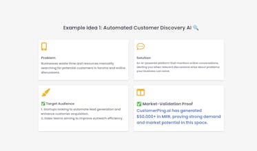 Validated SaaS Ideas gallery image