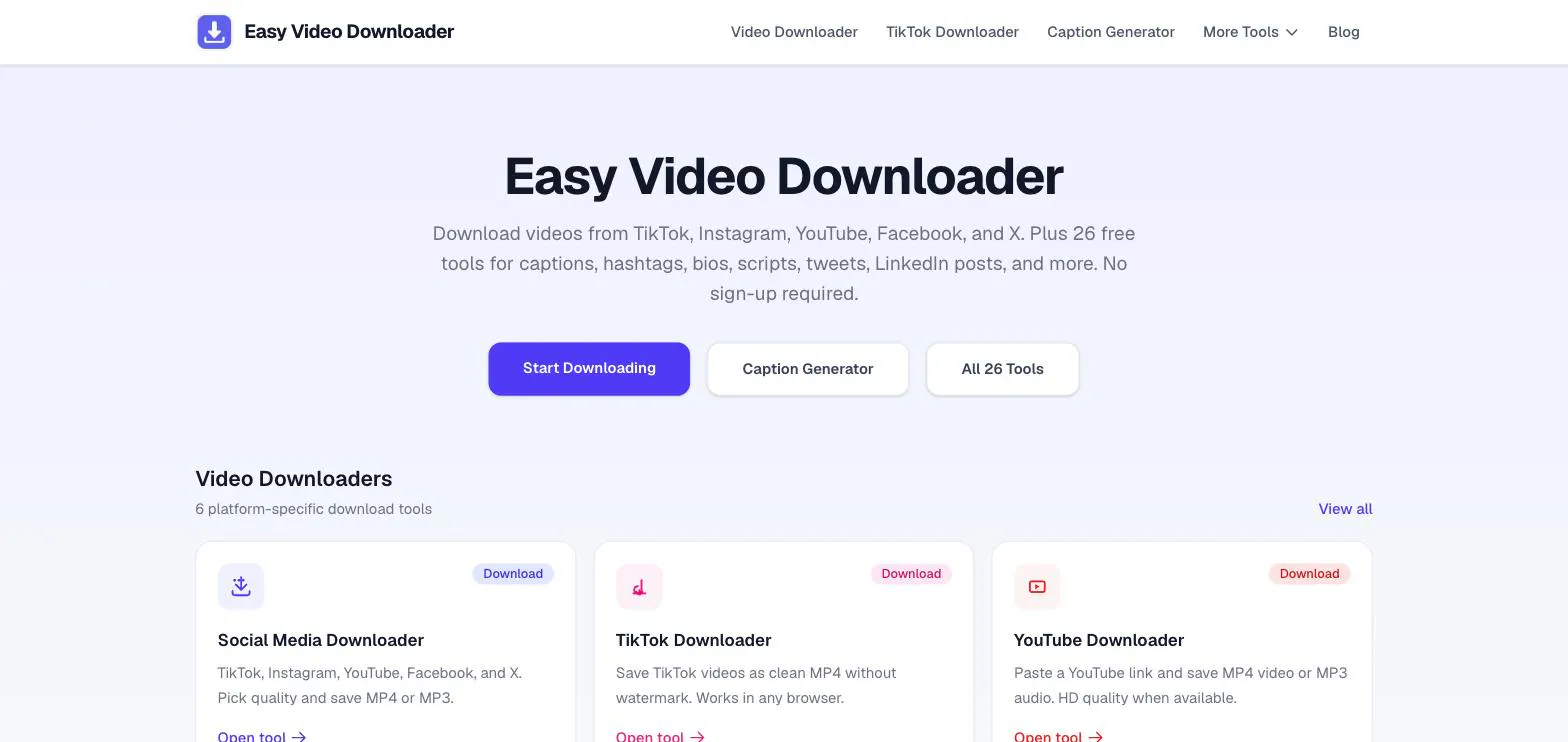 Free Social Media Video Downloader gallery image
