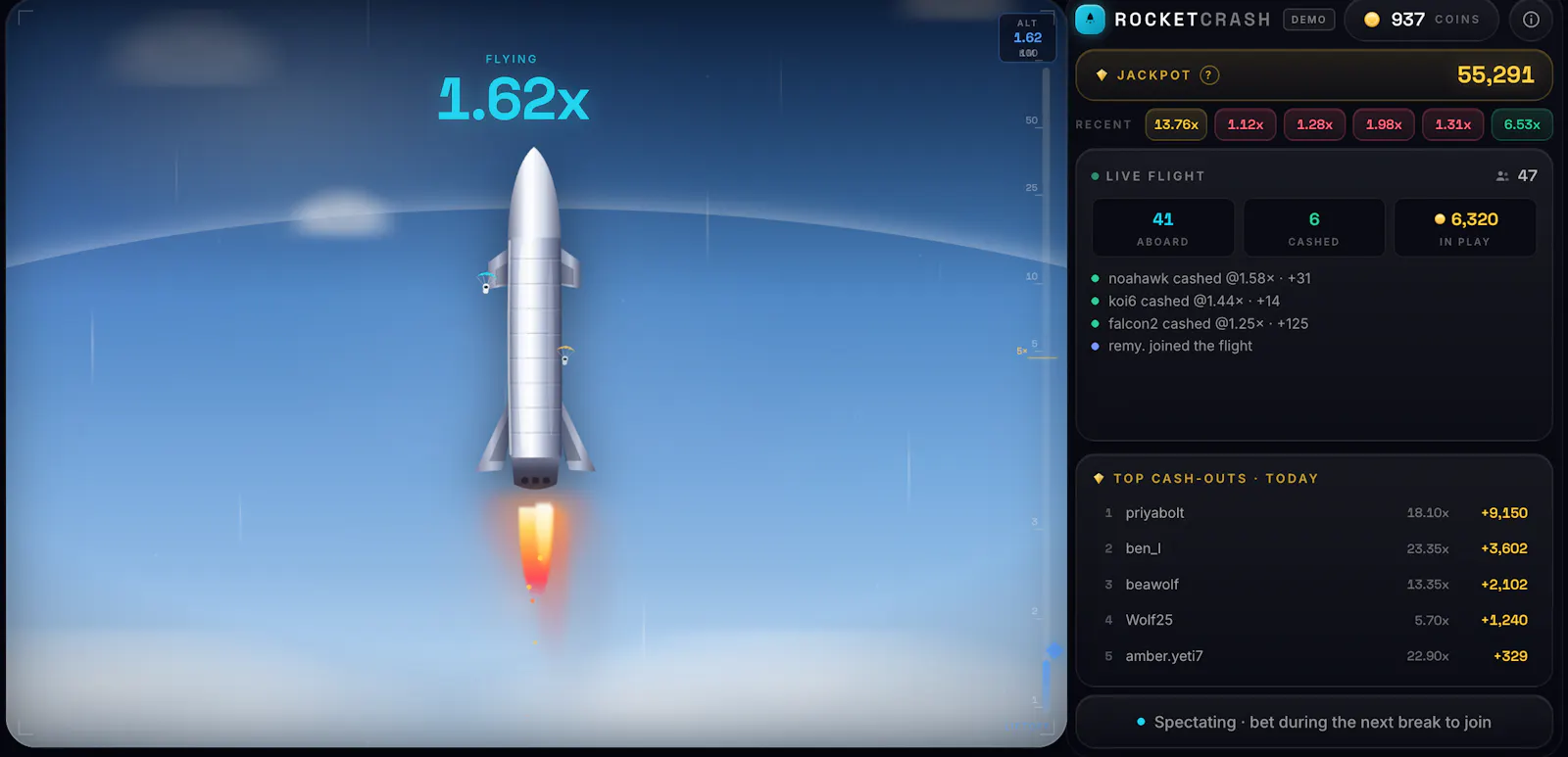 Rocket Crash screenshot 2