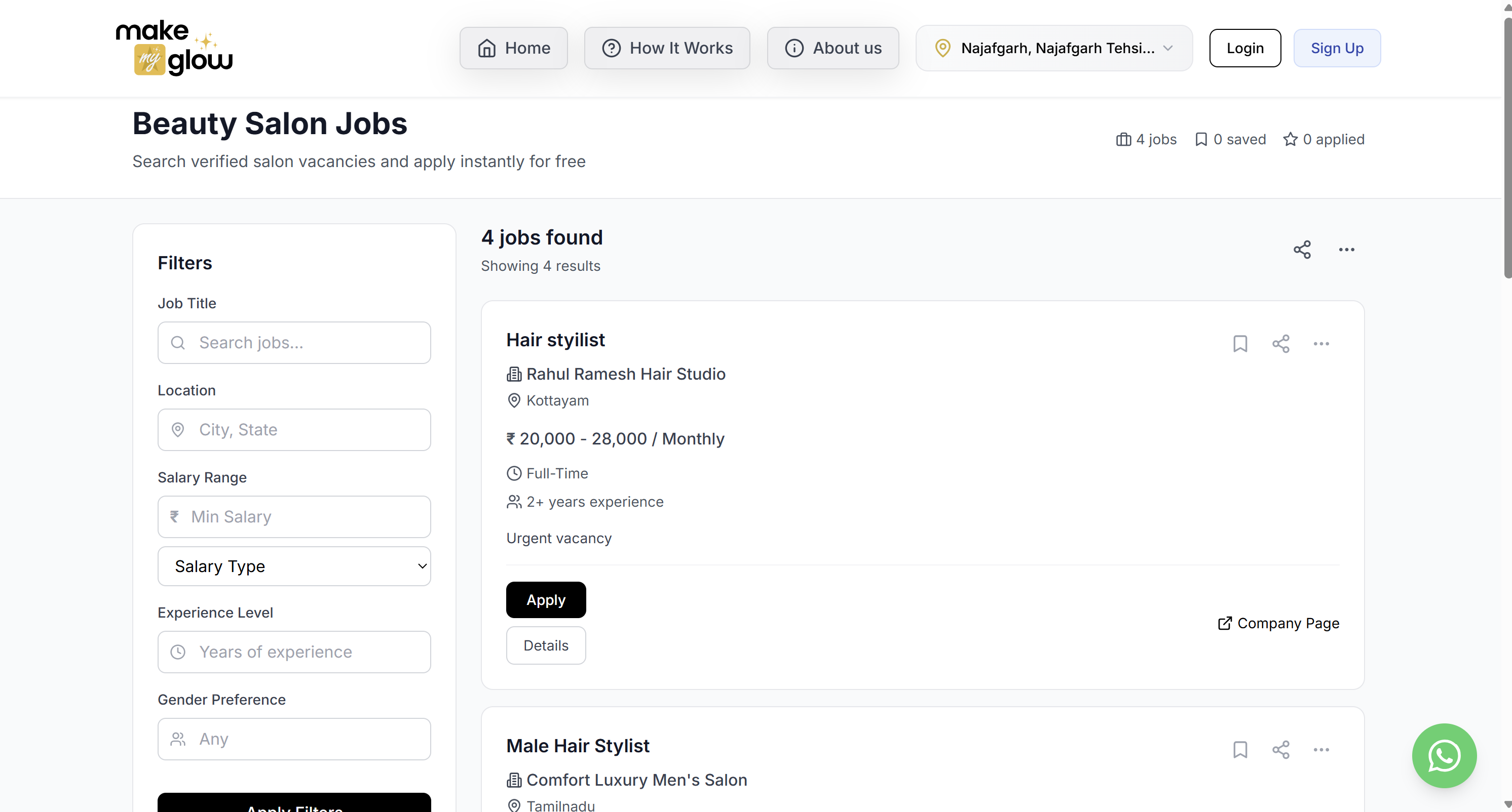 Make My Glow - Main product screenshot demonstrating key features and user interface
