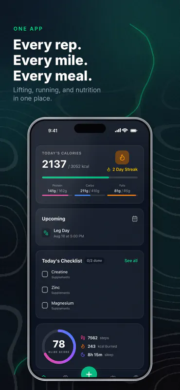 Glide - All in One Fitness screenshot 1