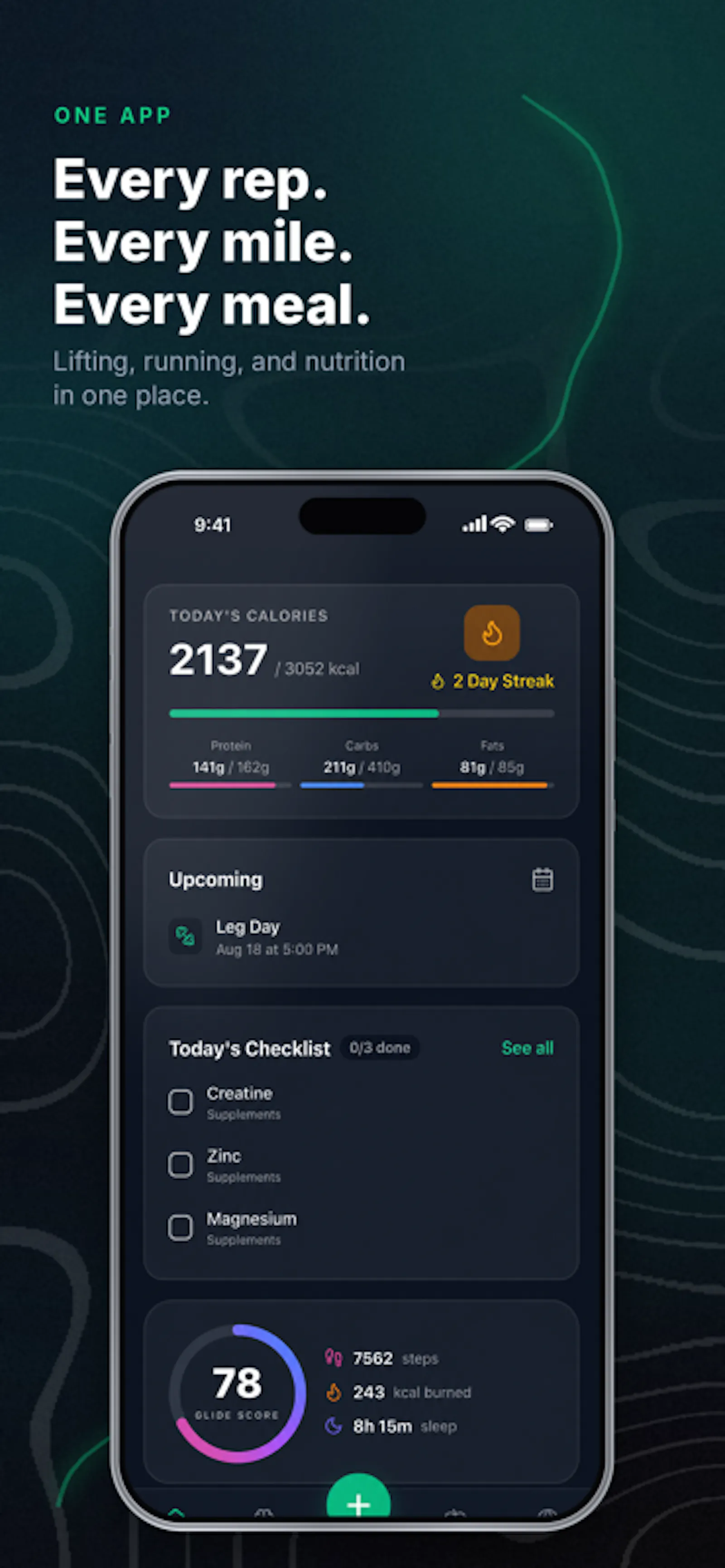 Glide - All in One Fitness screenshot 1