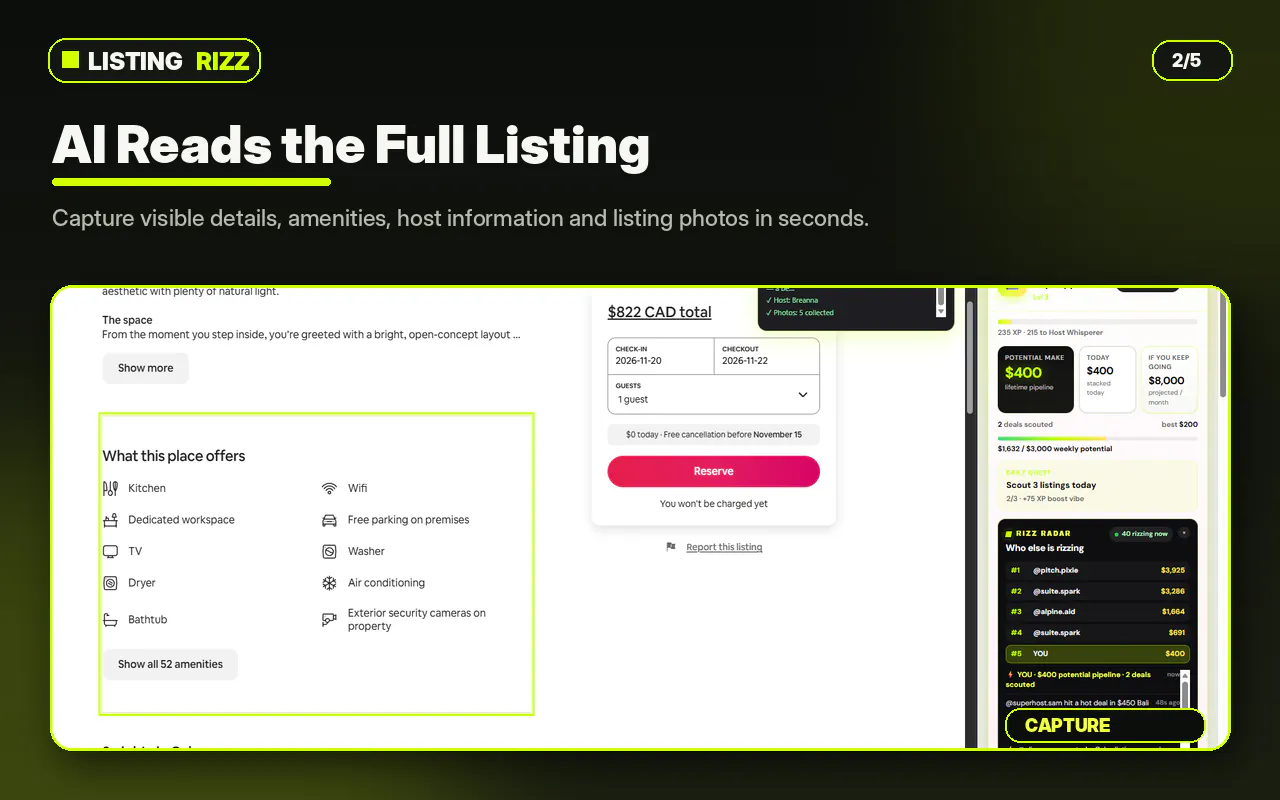 ListingRizz - AI Airbnb Hustle 2026 gallery image