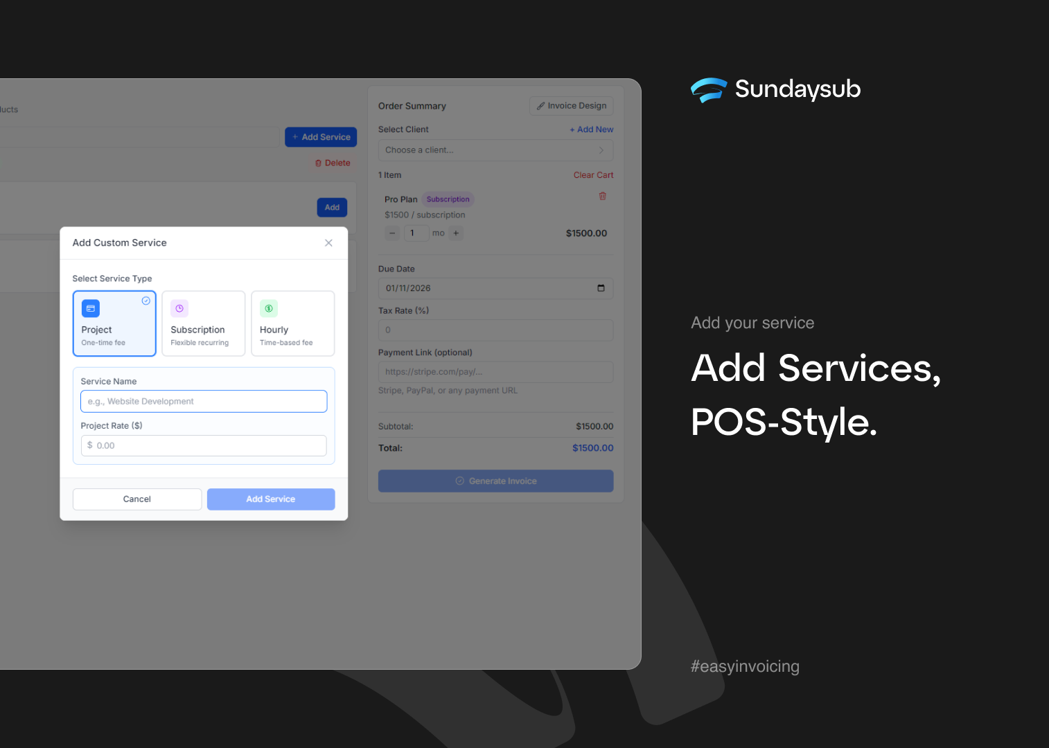 Sundaysub - Screenshot 3 showing product features and functionality