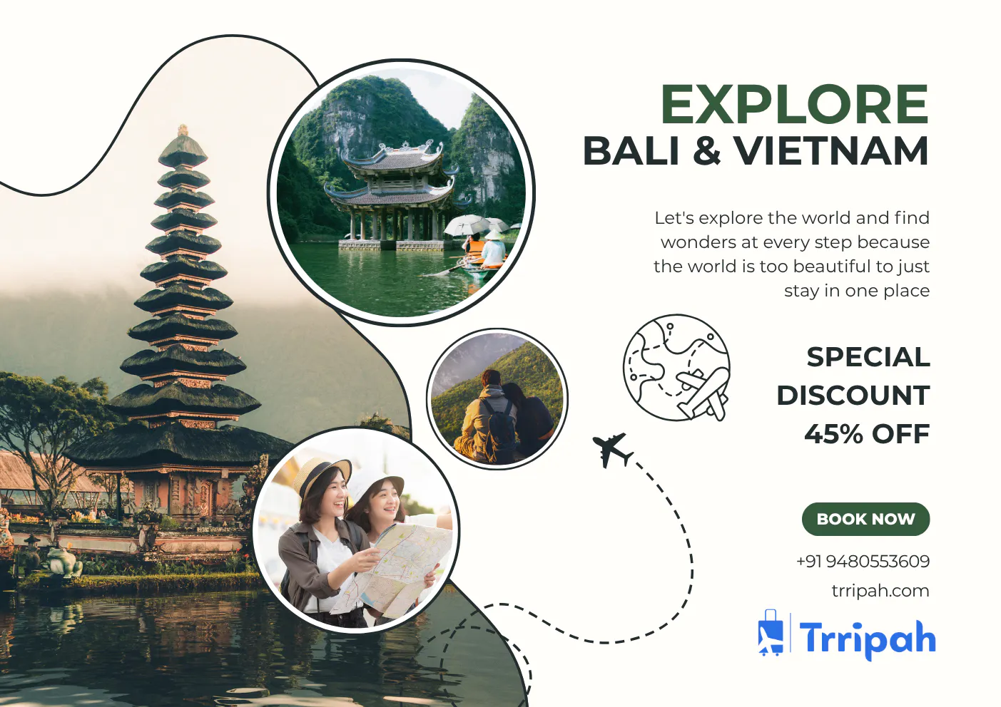 Trripah :Personalized Travel Experiences 제품 배너