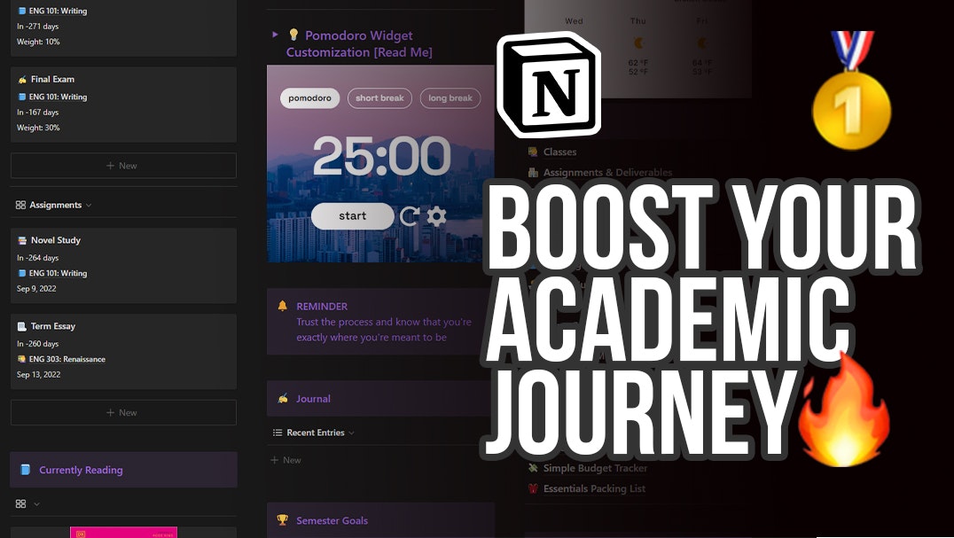 Student OS - Notion Dashboard media 2
