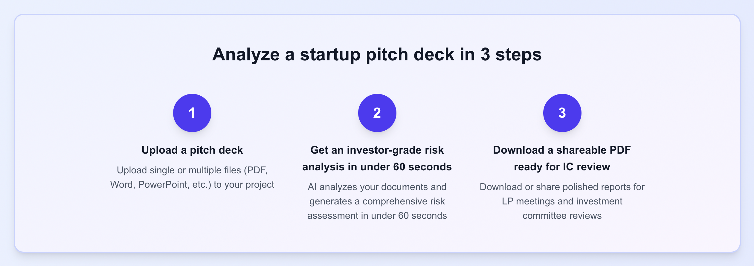 VentureLens - Screenshot 2 showing product features and functionality