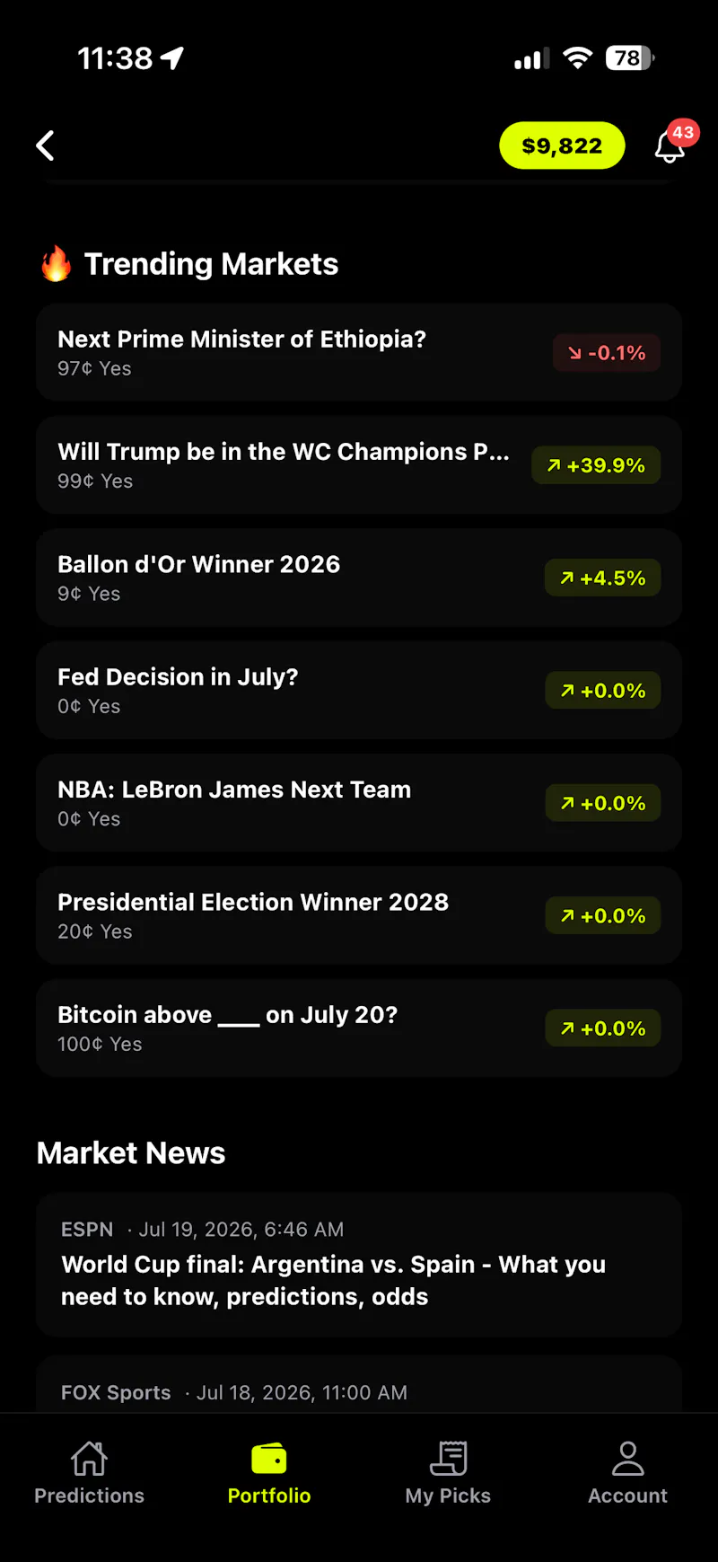 Predictions Picks screenshot 9