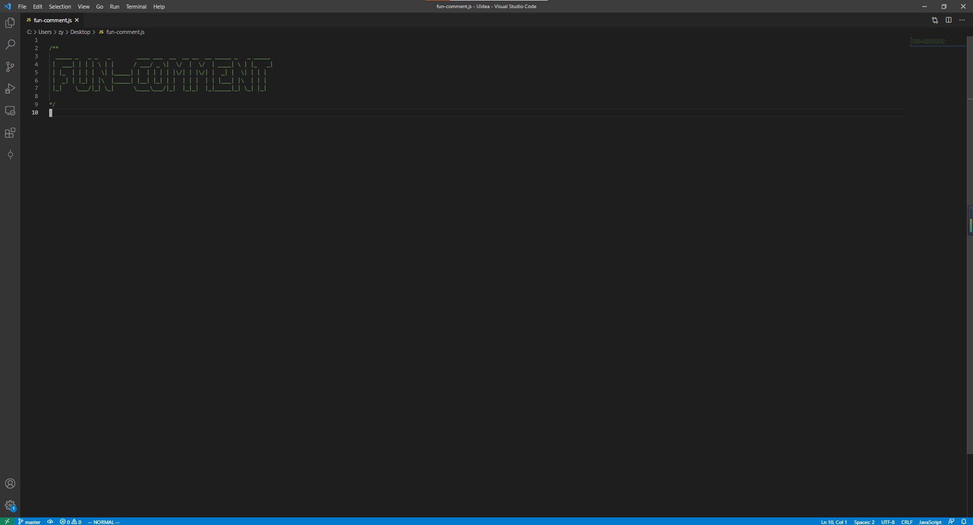 Fun Comment For VSCode gallery image