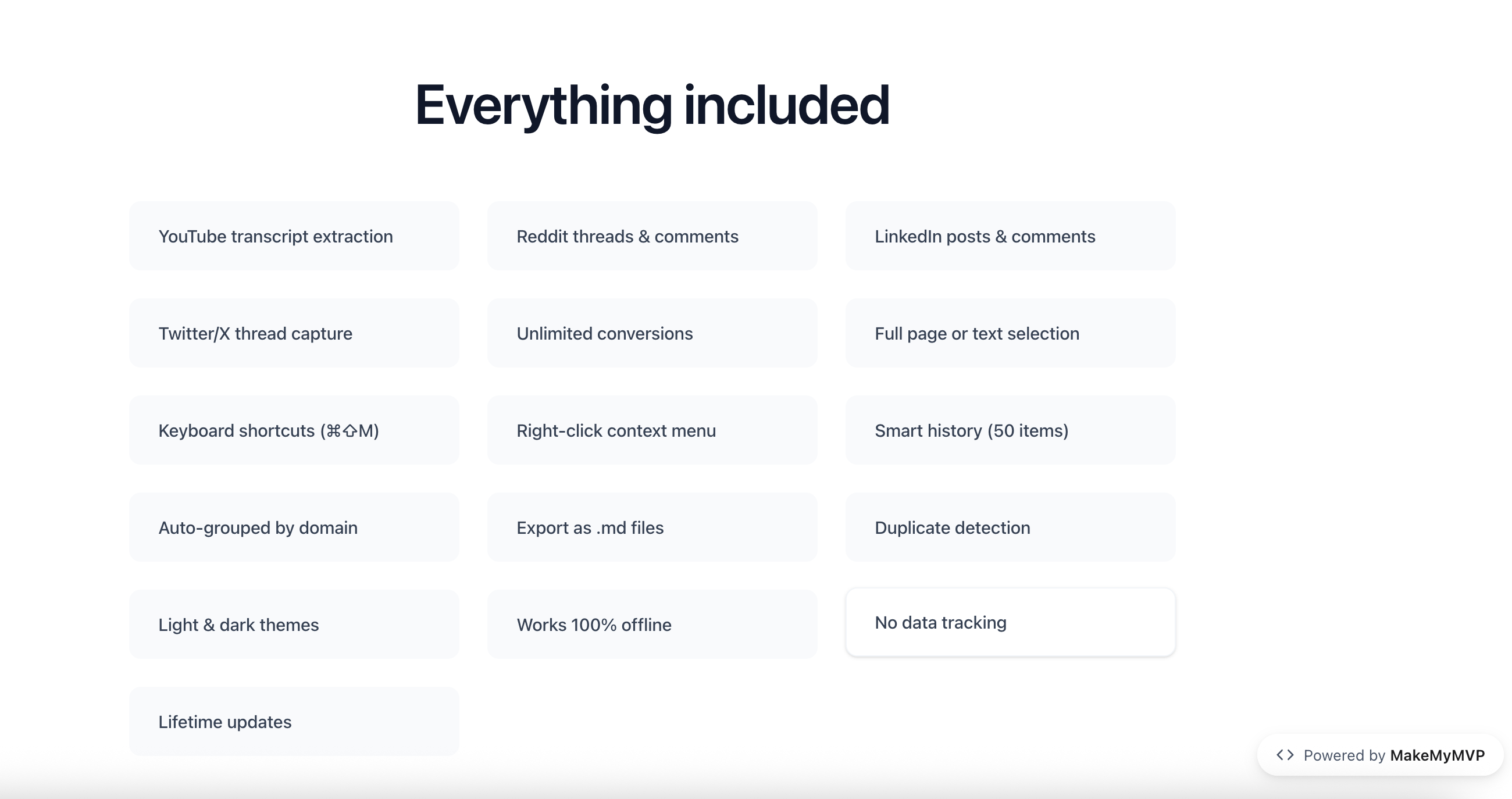 PasteToLLM - Perfect LLM Markdown gallery image