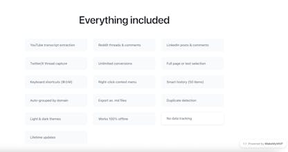 PasteToLLM - Perfect LLM Markdown gallery image