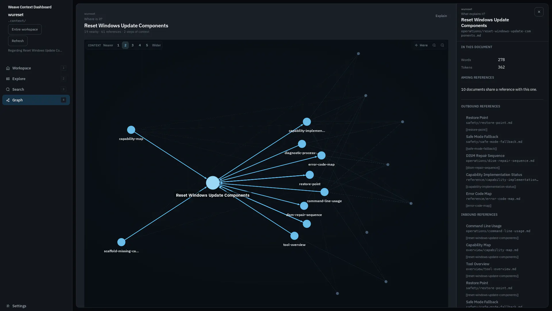 Weave Context Dashboard gallery image