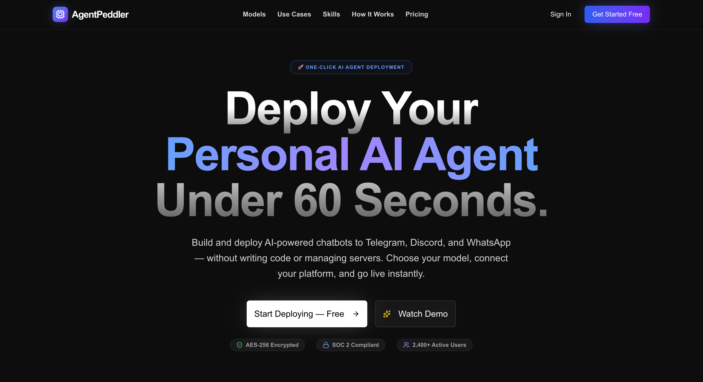 Agent Peddler - In 60 Second Agent gallery image