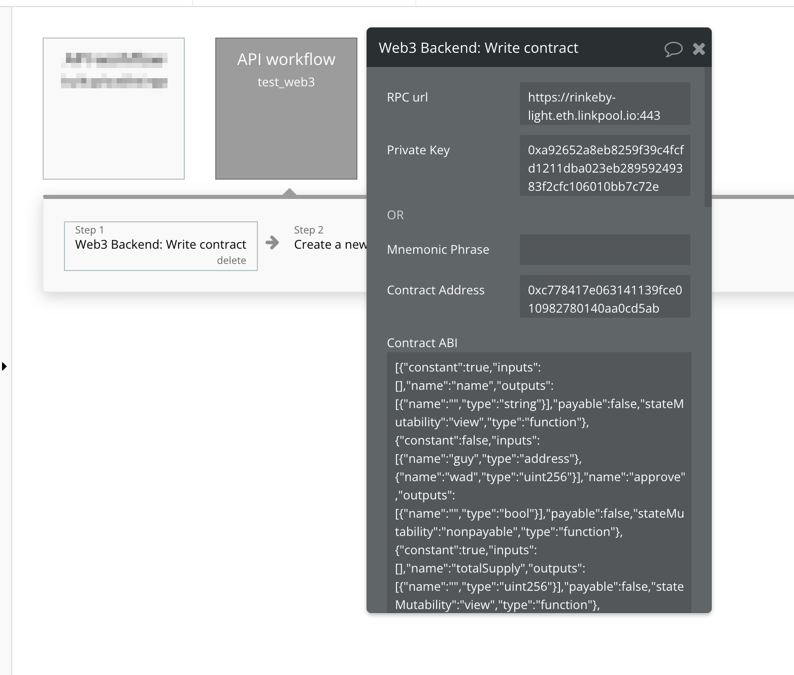 Web3 Backend No-Code plugin gallery image