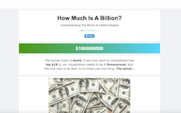 How Big Is A Billion? media 1
