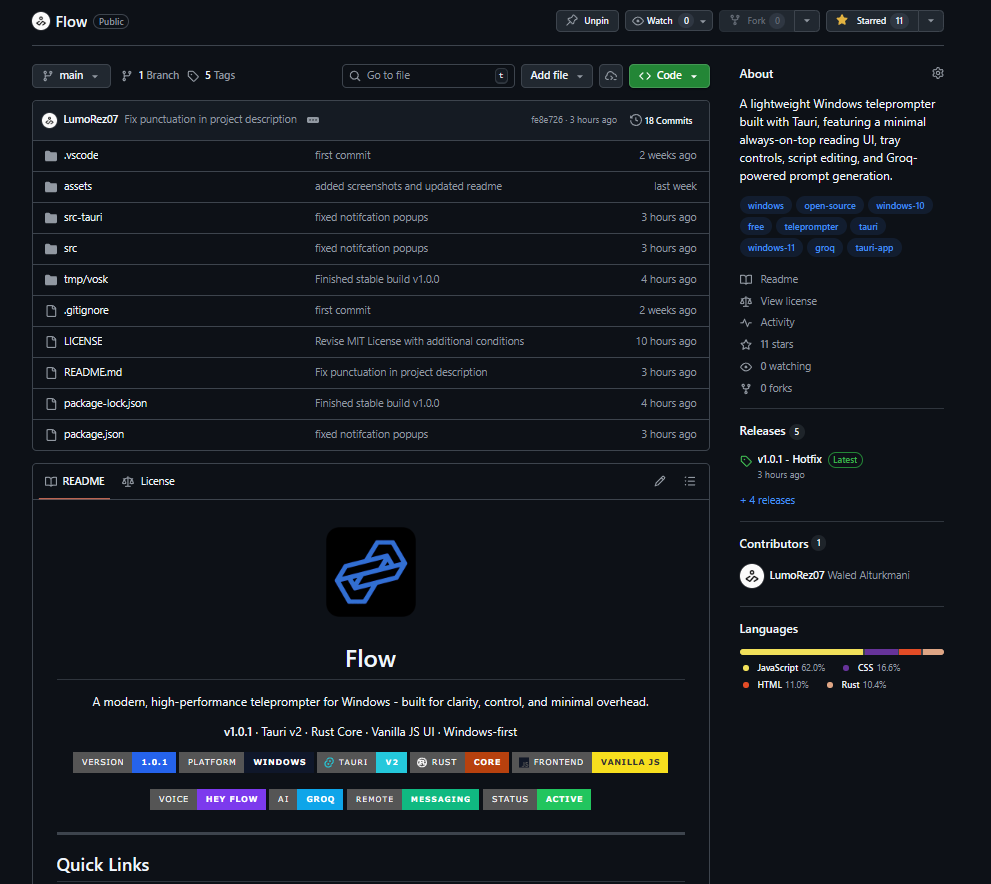 Flow teleprompter gallery image
