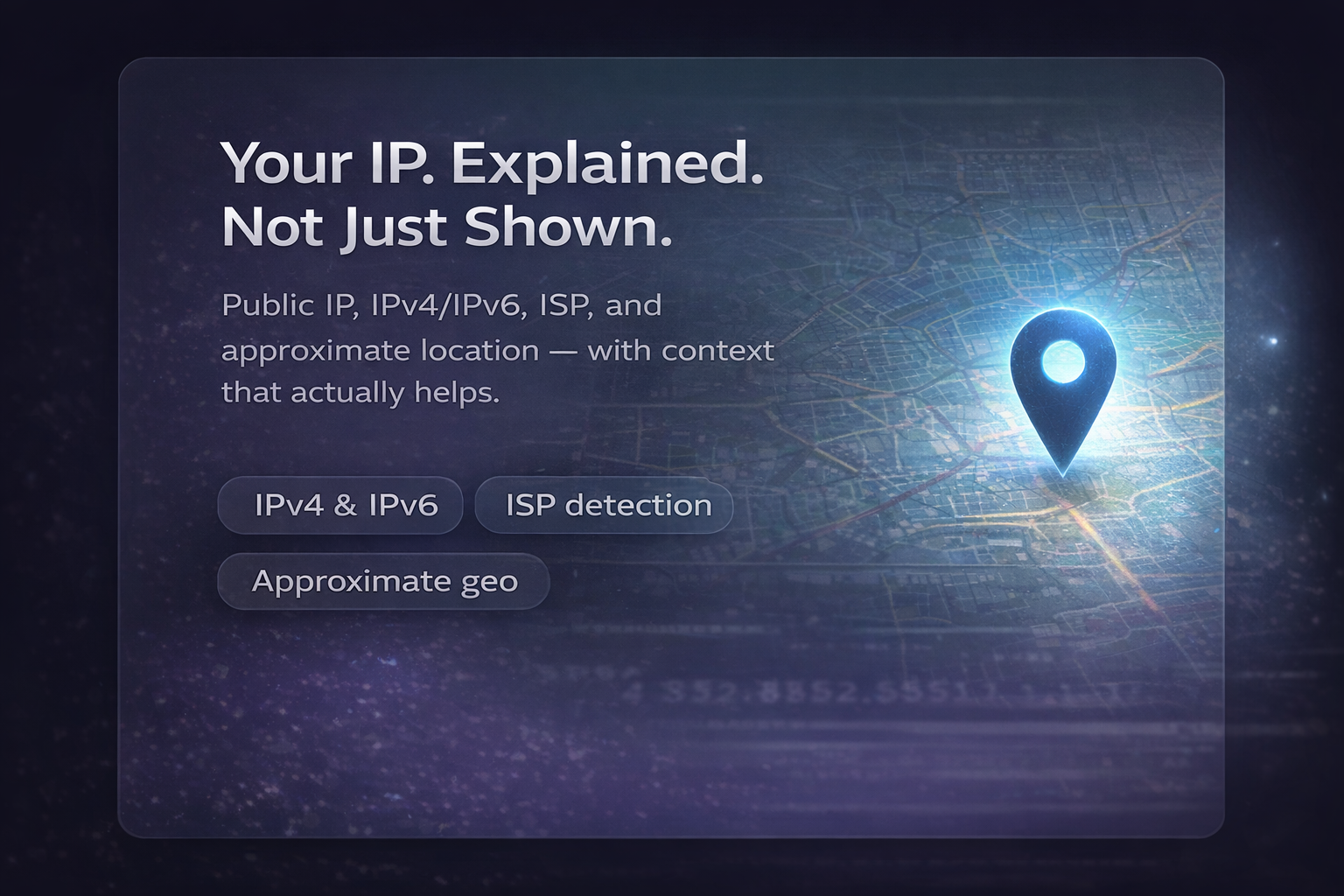 WhatsMyIPLive - Screenshot 3 showing product features and functionality