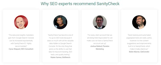 SanityCheck gallery image