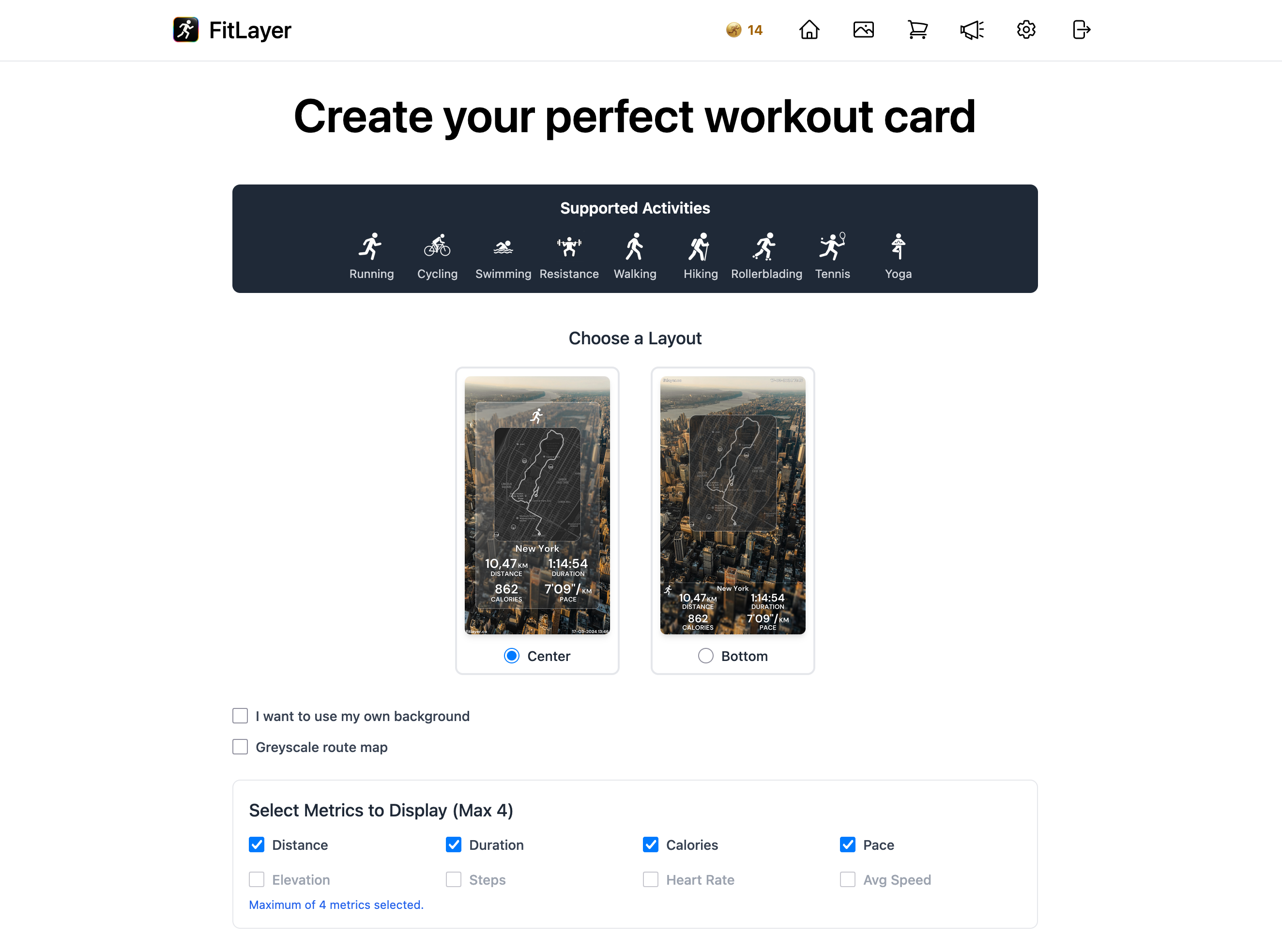 FitLayer gallery image