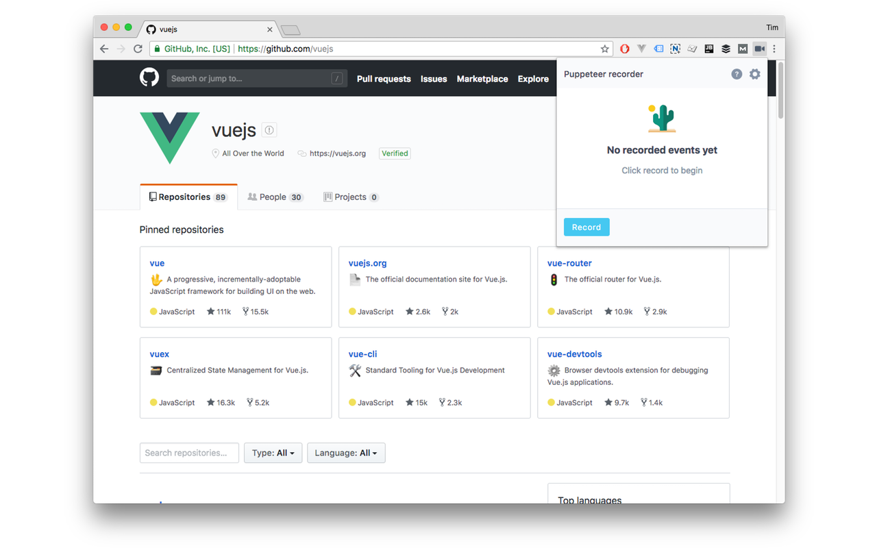 Puppeteer Recorder gallery image