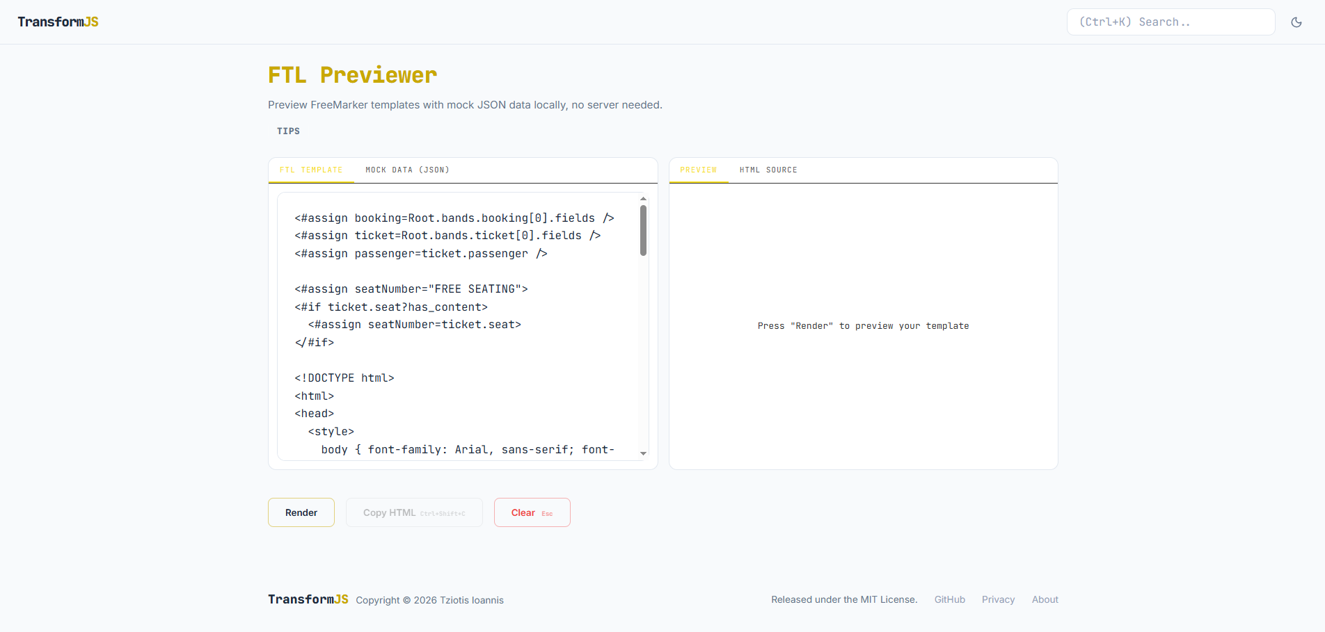 TransformJS gallery image
