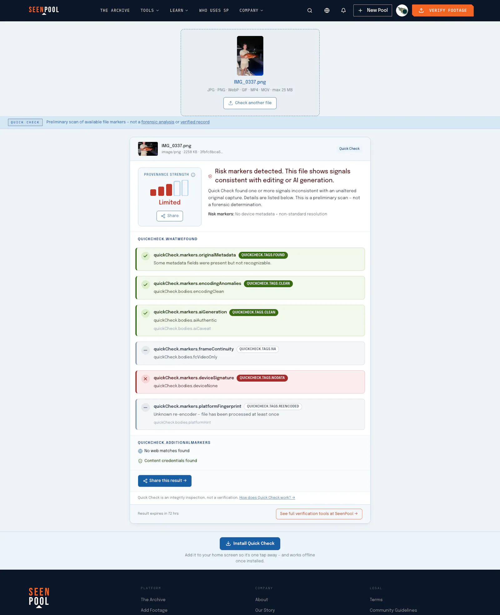 SeenPool screenshot 3