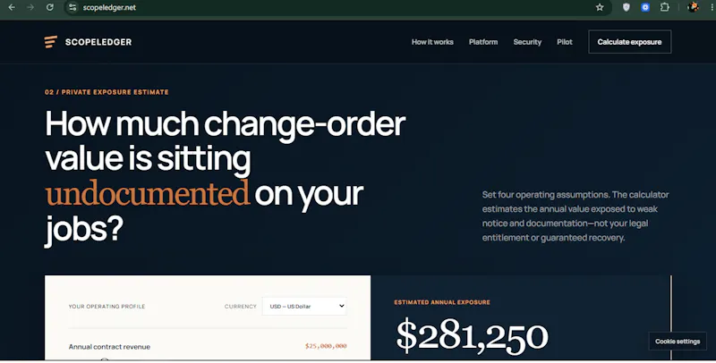 ScopeLedger screenshot 3