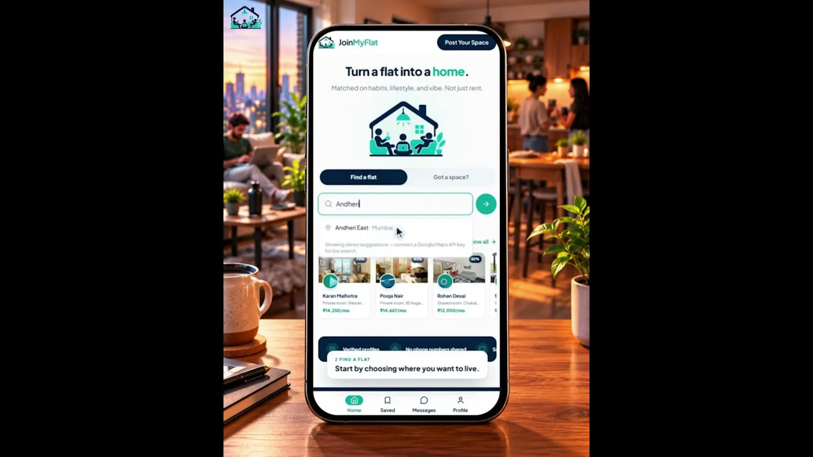 JoinMyFlat screenshot 1 (video preview)