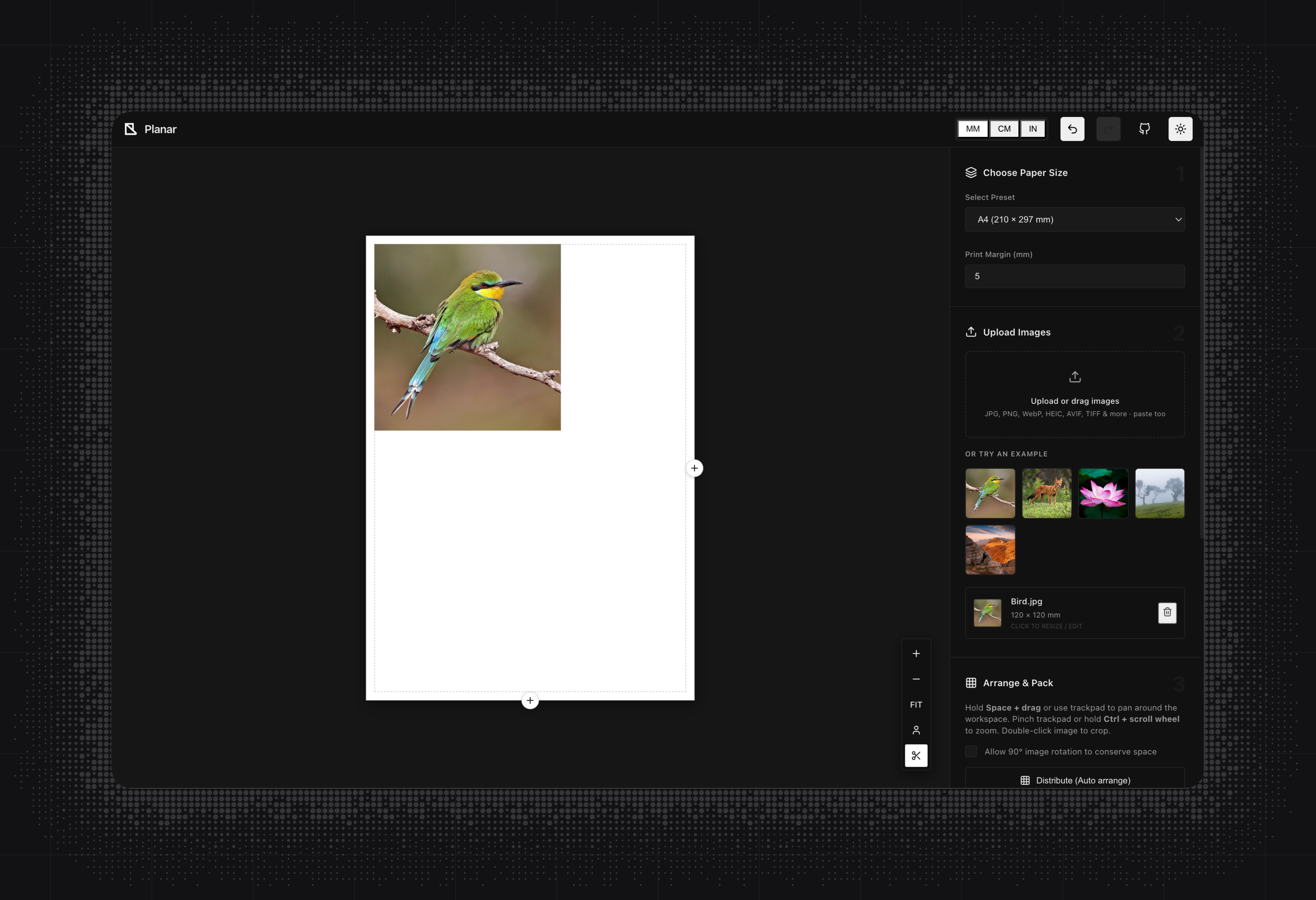 Planar gallery image