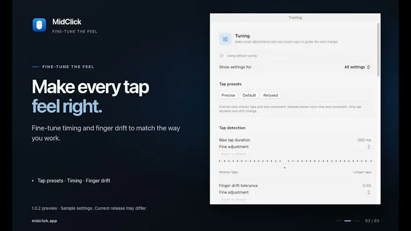 MidClick screenshot 1 (video preview)