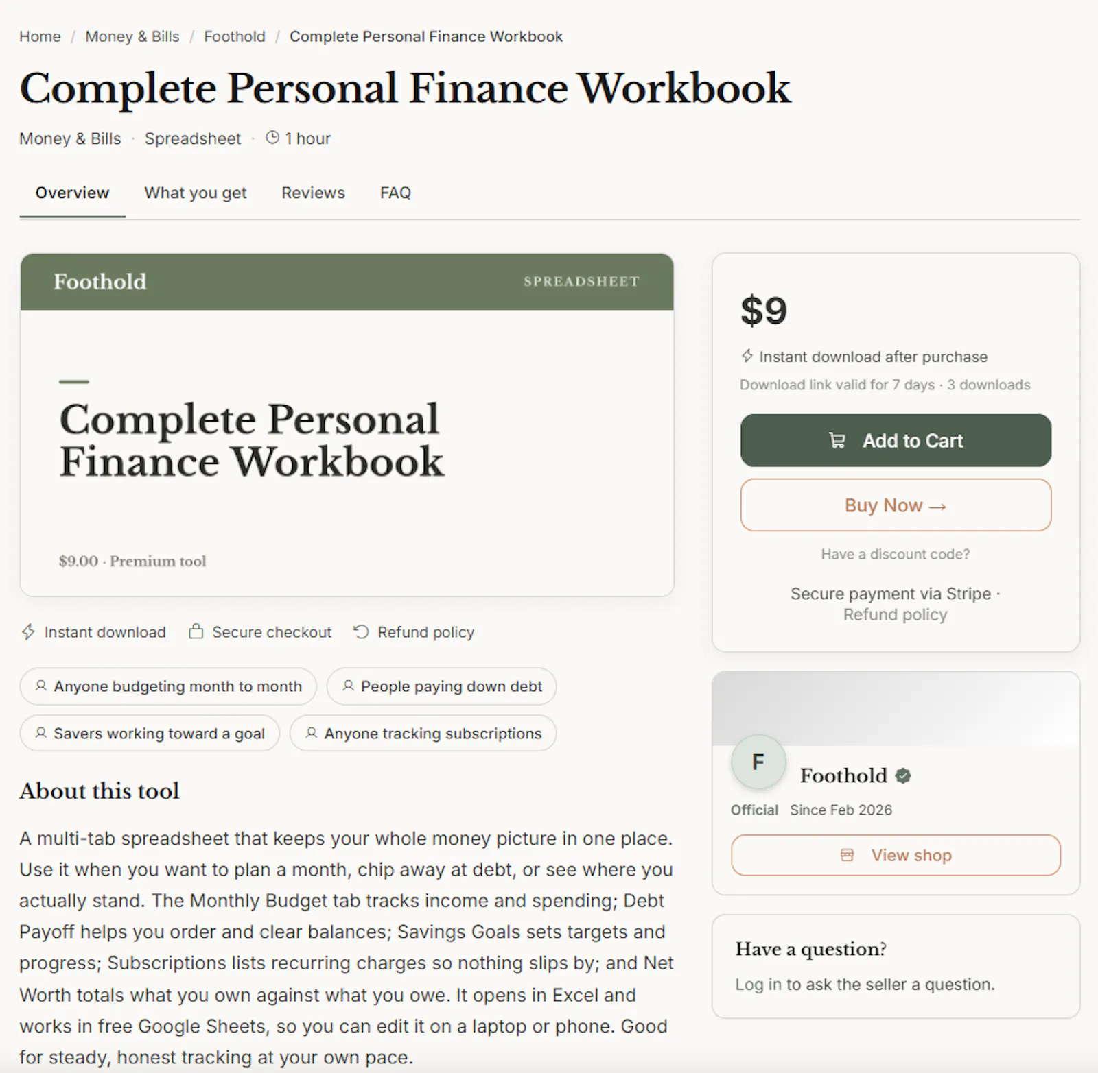 Foothold - Buy & Sell Digital Products screenshot 4