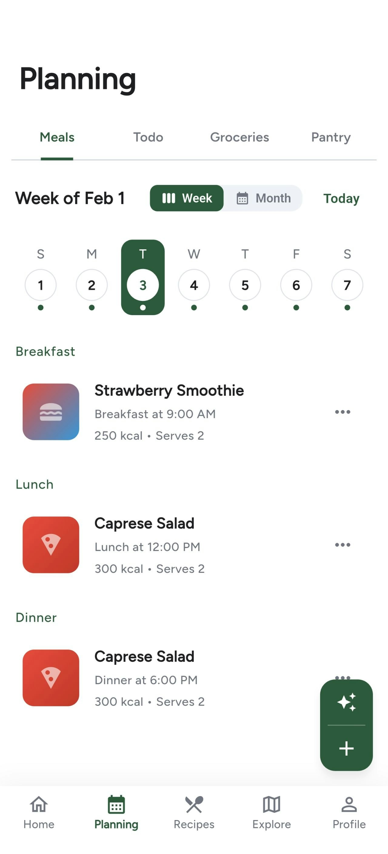 mealSense - Screenshot 5 showing product features and functionality