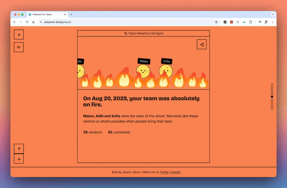 Figma Playback  - Screenshot 5 showing product features and functionality