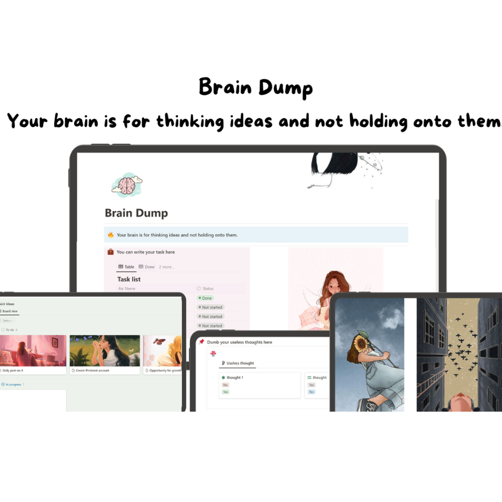 startuptile MindVault- Brain Dump-Your brain is for thinking ideas and not holding onto them