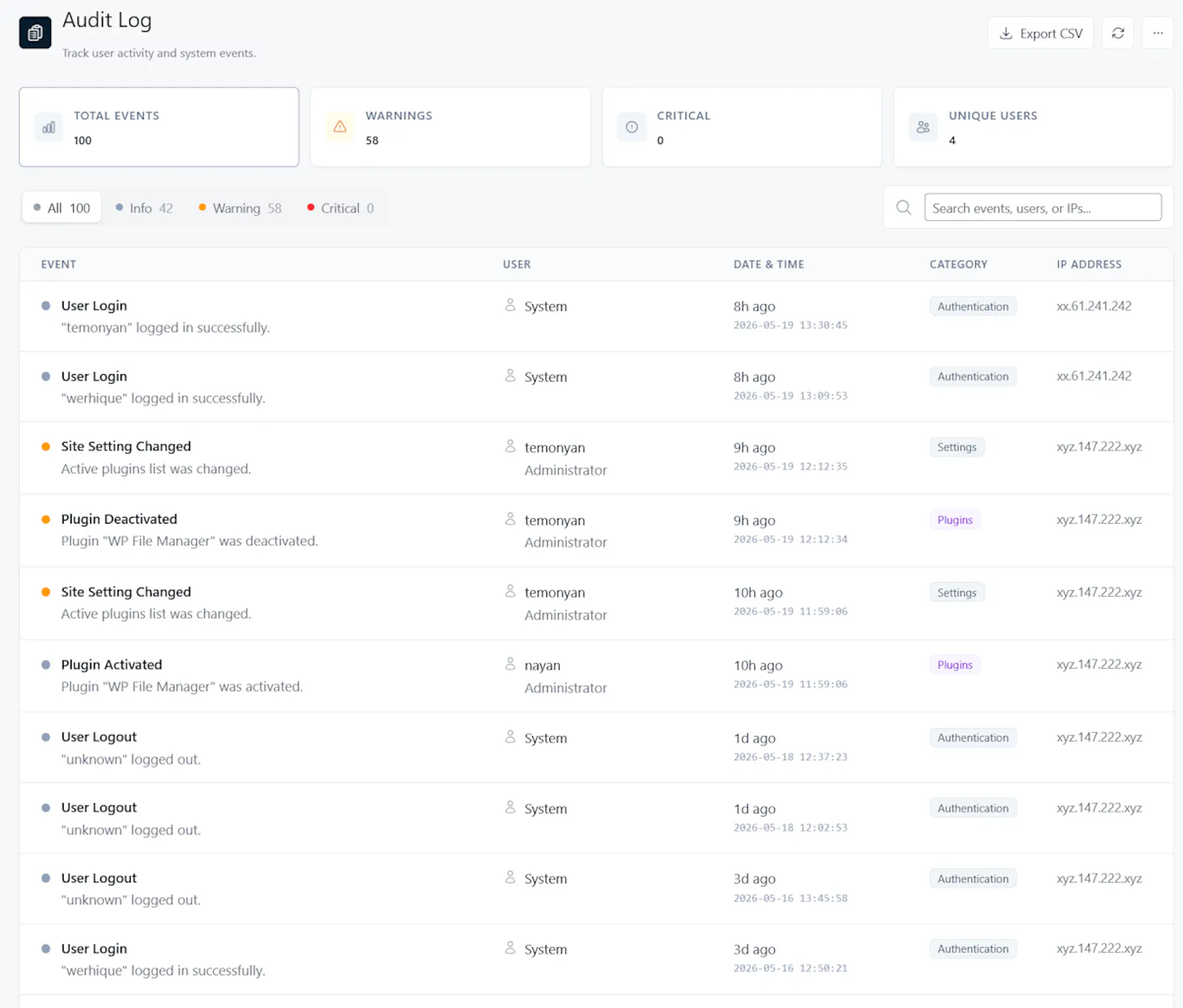 SiteFort – Modern WordPress Security screenshot 7