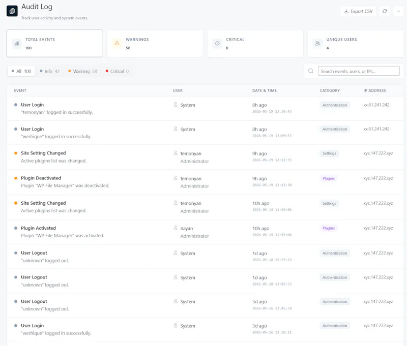 SiteFort – Modern WordPress Security screenshot 7