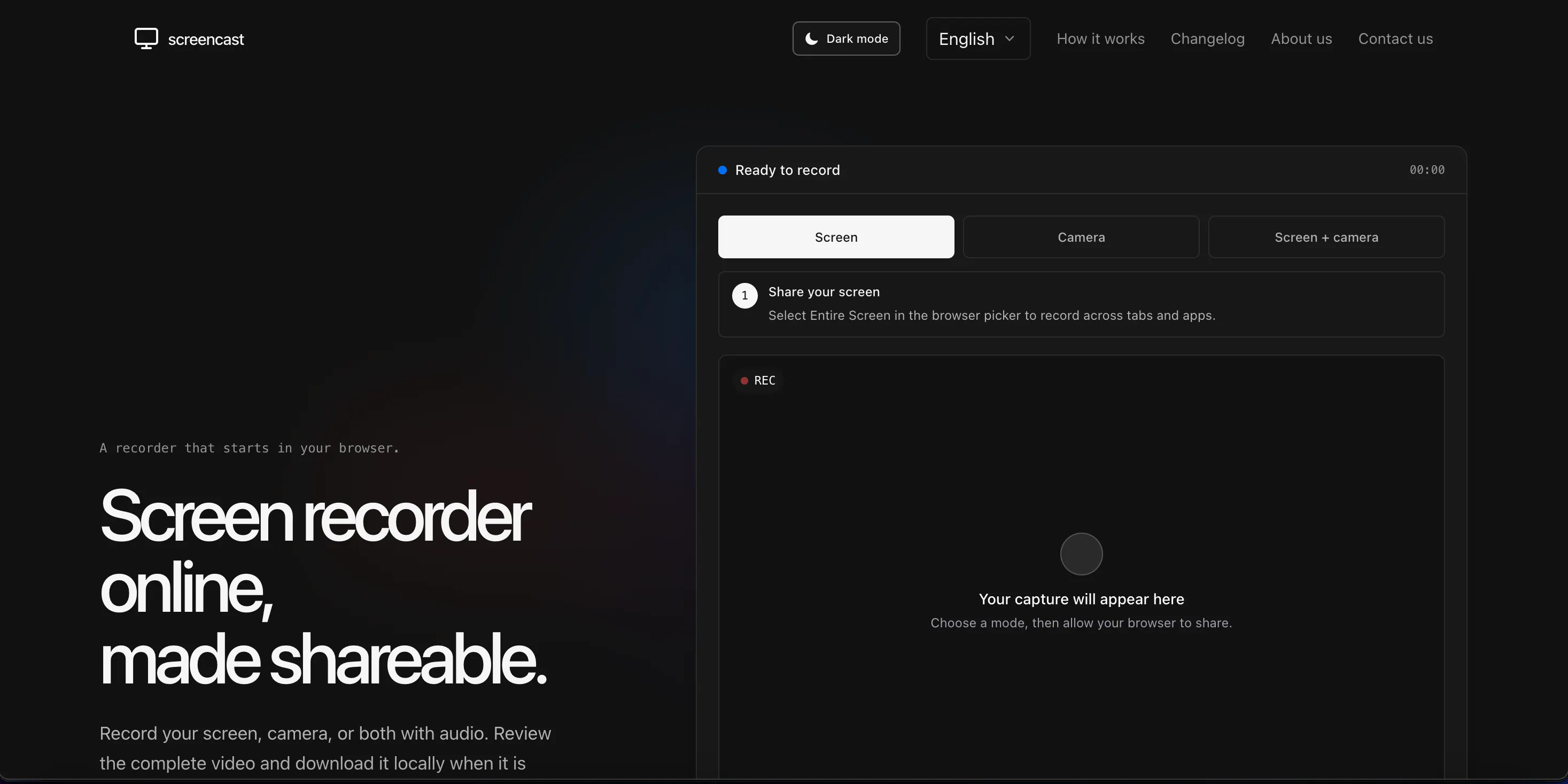 screencast gallery image