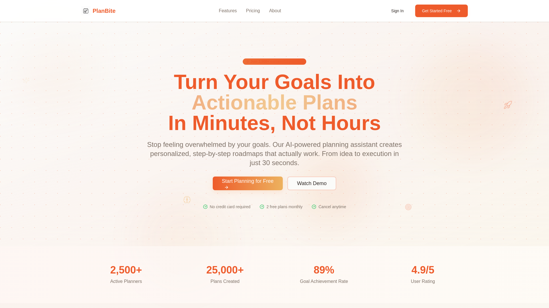 Planbite AI gallery image