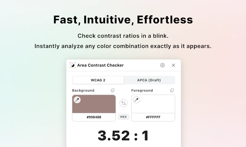 Area Contrast Checker screenshot 3